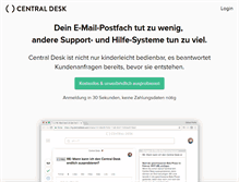 Tablet Screenshot of centraldesk.com